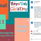 Girls' & Boys' Day 2021 Digital Ankündigung und Werbung vorher